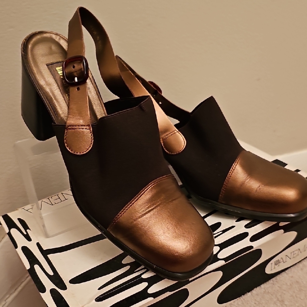 Ipanema Bronze and Black Women's Mules